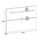 Painel Para Tv Até 70 Polegadas Com Prateleira Vitorio Dj Móv