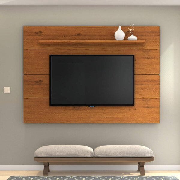 Painel Para Tv Até 70 Polegadas Com Prateleira Vitorio Dj Móv