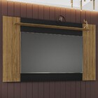 Painel Para Tv Até 70 Polegadas Doha Preto Fosco/cinamomo - M