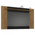 Painel Para Tv Até 70 Polegadas Doha Preto Fosco/cinamomo - M