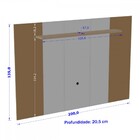 Painel Para Tv Até 70 Polegadas Doha Preto Fosco/cinamomo - M
