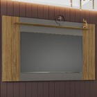 Painel Para Tv Até 70 Polegadas Doha Titanium/cinamomo - Móve