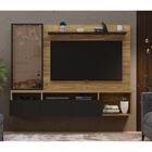 Painel Para Tv Até 70 Polegadas Estante 6 Prateleiras 3 Gavet