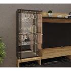 Painel Para Tv Até 70 Polegadas Estante 6 Prateleiras 3 Gavet