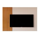 Painel Para Tv Até 70 Polegadas Ripado 180cm Boto Off White/n