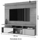 Painel Para Tv Até 70 Polegadas Rizon 2 Portas Com Espelho Me