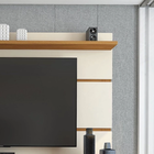 Painel Para Tv Até 72" Antares Germai - Off White/freijó