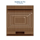 Painel Para Tv Até 72 Polegadas 250cmx185,5cm 100% Mdf Ripado