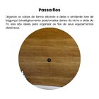 Painel Para Tv Até 72 Polegadas Com Led 200cm Toronto Cinamom