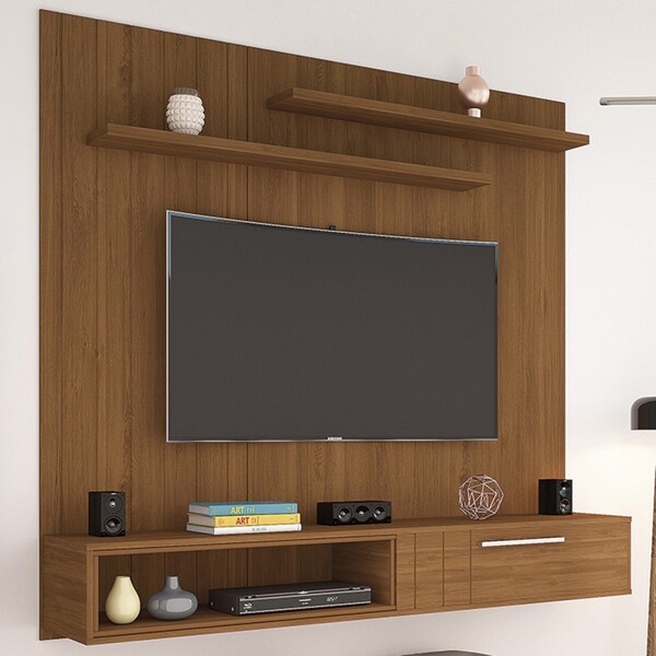 Painel Para Tv Até 72 Polegadas Muller 1 Porta Freijo - Giga