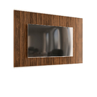 Painel Para Tv Até 75" Gênesis 2.1 Palisandro/branco Mobler