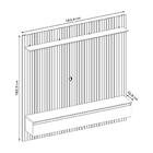 Painel Para Tv Até 75" Nt1350 Notável Móveis