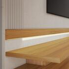 Painel Para Tv Até 75'' Nt1370 Off White/freijó Notável Móveis