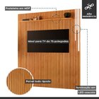 Painel Para Tv Até 75 Polegadas 100% Mdf 183cm X 217cm Ripado