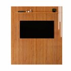Painel Para Tv Até 75 Polegadas 100% Mdf 183cm X 250cm Ripado