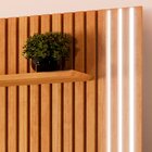 Painel Para Tv Até 75 Polegadas 100% Mdf 183cm X 250cm Ripado