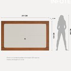 Painel Para Tv Até 75 Polegadas 134cmx217cm Oslo Off White/ca