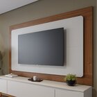 Painel Para Tv Até 75 Polegadas 134cmx217cm Oslo Off White/ca