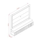 Painel Para Tv Até 75 Polegadas 181,5cmx216cm Com Led Ripado