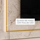 Painel Para Tv Até 75 Polegadas 181,5cmx216cm Com Led Ripado