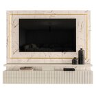 Painel Para Tv Até 75 Polegadas 181,5cmx216cm Com Led Ripado