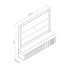 Painel Para Tv Até 75 Polegadas 181,5cmx216cm Com Led Ripado