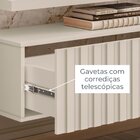 Painel Para Tv Até 75 Polegadas 181,5cmx216cm Com Led Ripado