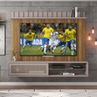 Painel Para Tv Até 75 Polegadas 1 Porta 2 Nichos 1 Prateleira
