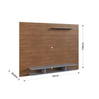 Painel Para Tv Até 75 Polegadas 218 Cm Classic Freijo / Cinza