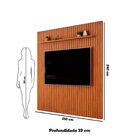 Painel Para Tv Até 75 Polegadas 240cmx250cm Ripado Trento Fre