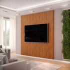Painel Para Tv Até 75 Polegadas 240cmx250cm Ripado Trento Fre