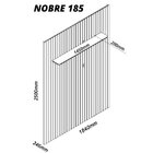 Painel Para Tv Até 75 Polegadas 250cmx185cm Ripado Com Led 10