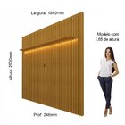 Painel Para Tv Até 75 Polegadas 250cmx185cm Ripado Com Led 10