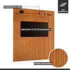 Painel Para Tv Até 75 Polegadas 250cmx228cm 100% Mdf Ripado S