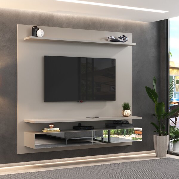 Painel Para Tv Até 75 Polegadas 2 Gavetas Espelhadas Bp1062e