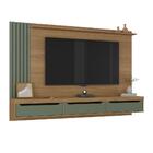 Painel Para Tv Até 75 Polegadas 3 Gavetas 1 Prateleira Com Ri