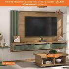 Painel Para Tv Até 75 Polegadas 3 Gavetas 1 Prateleira Com Ri