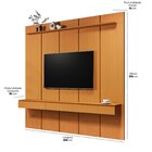 Painel Para Tv Até 75 Polegadas Com 3 Gavetas Estone 2.25 Ced