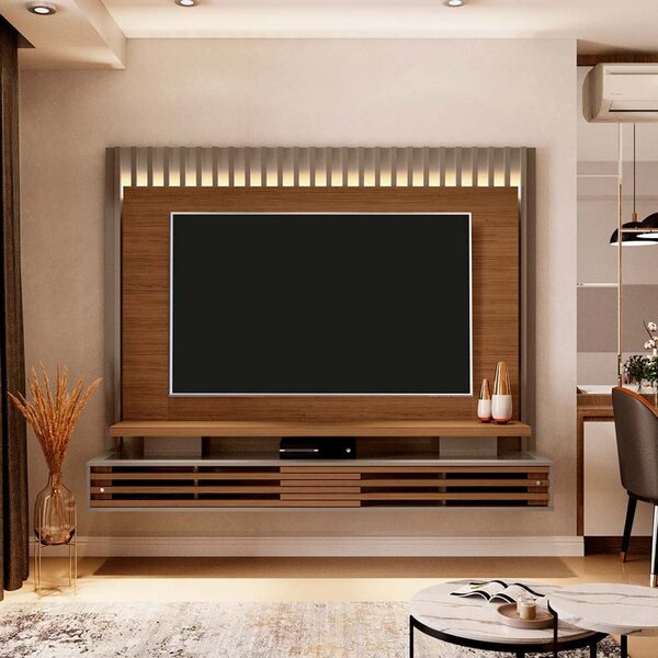 Painel Para Tv Até 75 Polegadas Com Led 200cm Frizz Madetec F