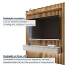 Painel Para Tv Até 75 Polegadas Com Nicho E Dupla Fita De Led