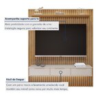 Painel Para Tv Até 75 Polegadas Com Nicho E Dupla Fita De Led