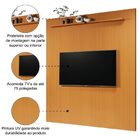 Painel Para Tv Até 75 Polegadas Com Prateleira Egeo Clean 1,8