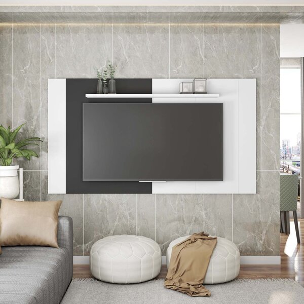 Painel Para Tv Até 75 Polegadas Em Bp Com Prateleira 2.2 Mult