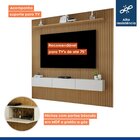 Painel Para Tv Até 75 Polegadas Frisado Curitiba Cinamomo/off