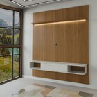 Painel Para Tv Até 75 Polegadas Grécia 1 Porta Cinamomo/off W