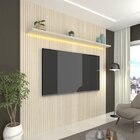Painel Para Tv Até 75 Polegadas Impressão Ripada Com Led Requ
