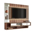 Painel Para Tv Até 75 Polegadas Montreal Sepia/nogueira Cadiz