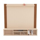 Painel Para Tv Até 75 Polegadas Pierre 180cm Pérola Metalizad