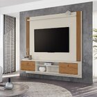 Painel Para Tv Até 75 Polegadas Pierre 180cm Pérola Metalizad