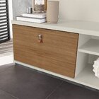 Painel Para Tv Até 75 Polegadas Pierre 180cm Pérola Metalizad